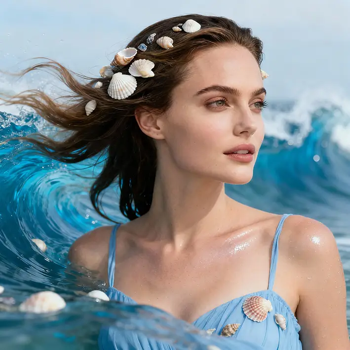 Personalizovaný osvěžovač do auta s esencí Oceán: svěží a intenzivní mořská vůně s vodními a slanými tóny pro regenerující zážitek z jízdy. Ideální pro ty, kteří hledají svěžest a pocit čistoty v interiéru.